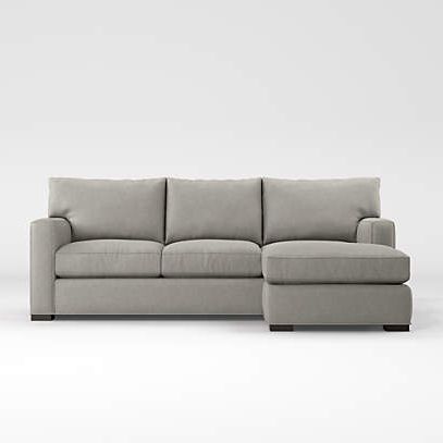 Axis 3 Seat Reversible Chaise Sofa | Crate & Barrel Throughout 3 Seat Sofa Sectionals With Reversible Chaise (Gallery 1 of 20)
