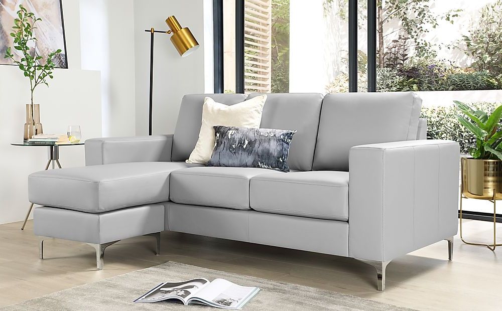 Baltimore Light Grey L Shape Corner Sofa | Furniture And Choice With L Shaped Corner Sofa Couches (View 3 of 20)