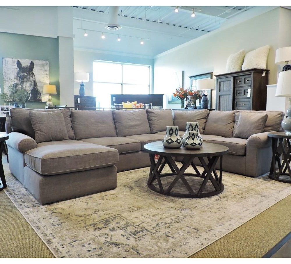 Bemodern Harris Sectional Sofa With Right Arm Facing Chaise | Belfort  Furniture | Sectional Sofas Intended For Sectional Couches For Living Room (Gallery 3 of 20)