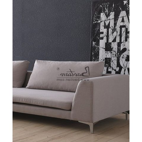 Buy Beautiful 5" Chrome Furniture Leg, Sofa Leg, Italian Style Square Metal  Leg Foot 801 6 At Affordable Price From Alpha Furnishings In Usa In Chrome Metal Legs Sofas (Gallery 10 of 20)