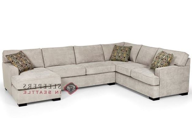 Customize And Personalize 146 True Sectional Fabric Sofastanton | True  Sectional Size Sofa Bed | Sleepersinseattle Inside U Shaped Sectional Sofa With Pull Out Bed (View 14 of 20)