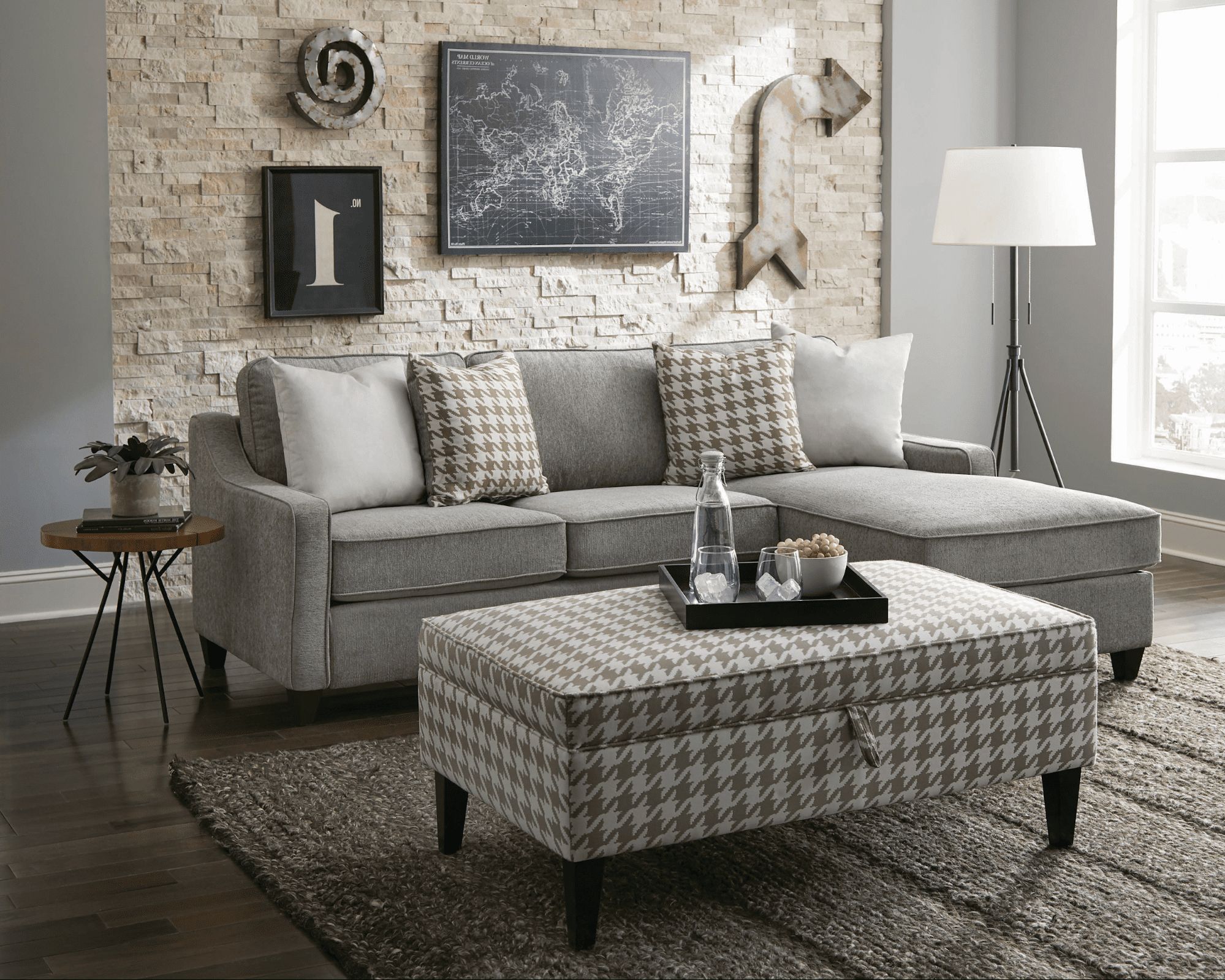 How To Pick A Small Sectional Sofa For A Small Space – Coast Throughout Sectional Sofas With Ottomans And Tufted Back Cushion (Gallery 19 of 20)