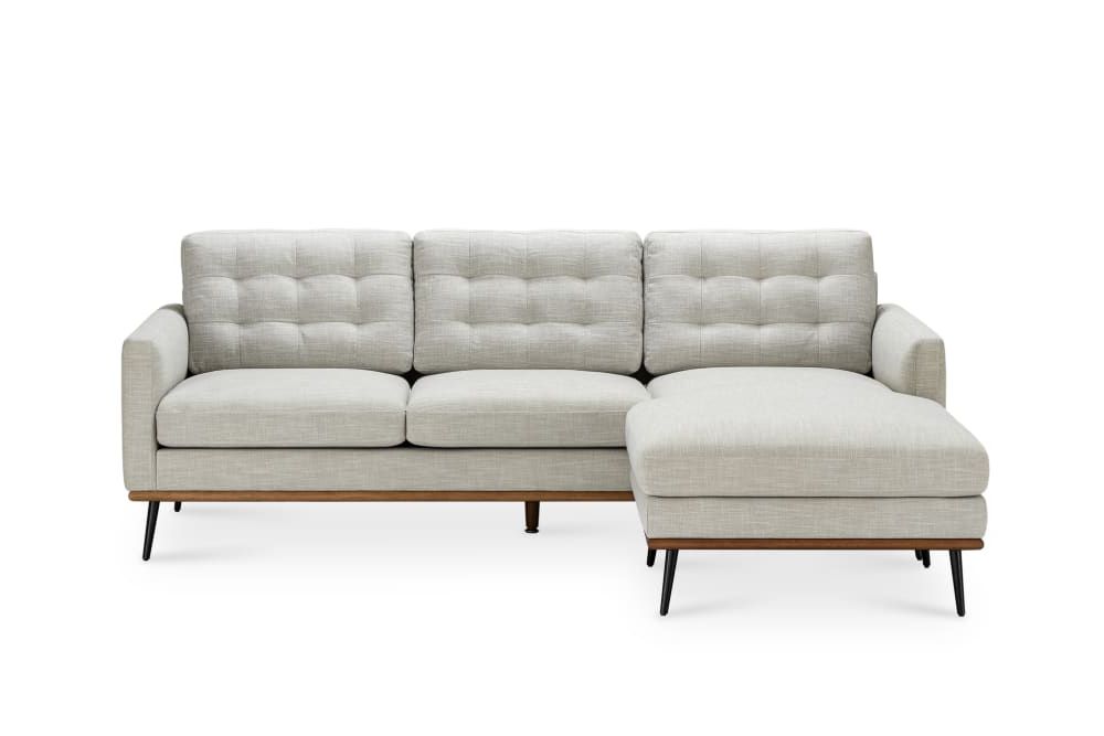 Isaac Reversible Sectional Sofa | Castlery United States Throughout Reversible Sectional Sofas (View 5 of 20)