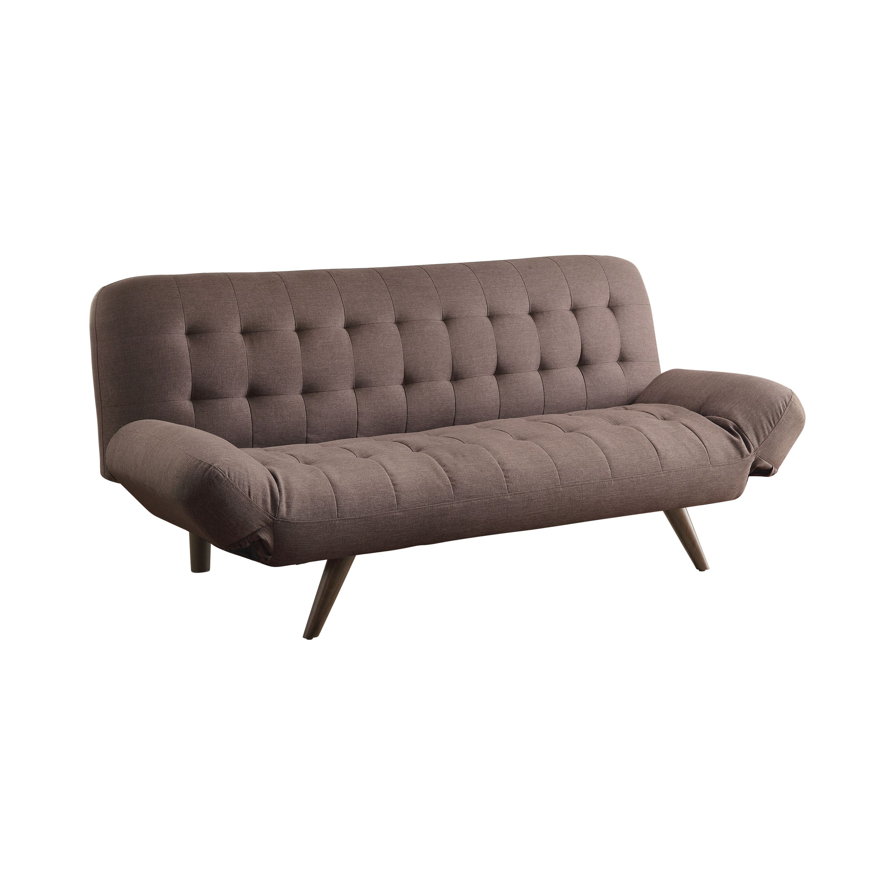 Janet Tufted Sofa Bed With Adjustable Armrest Milk Grey – Co Within Adjustable Armrest Sofa Couches (Gallery 3 of 20)