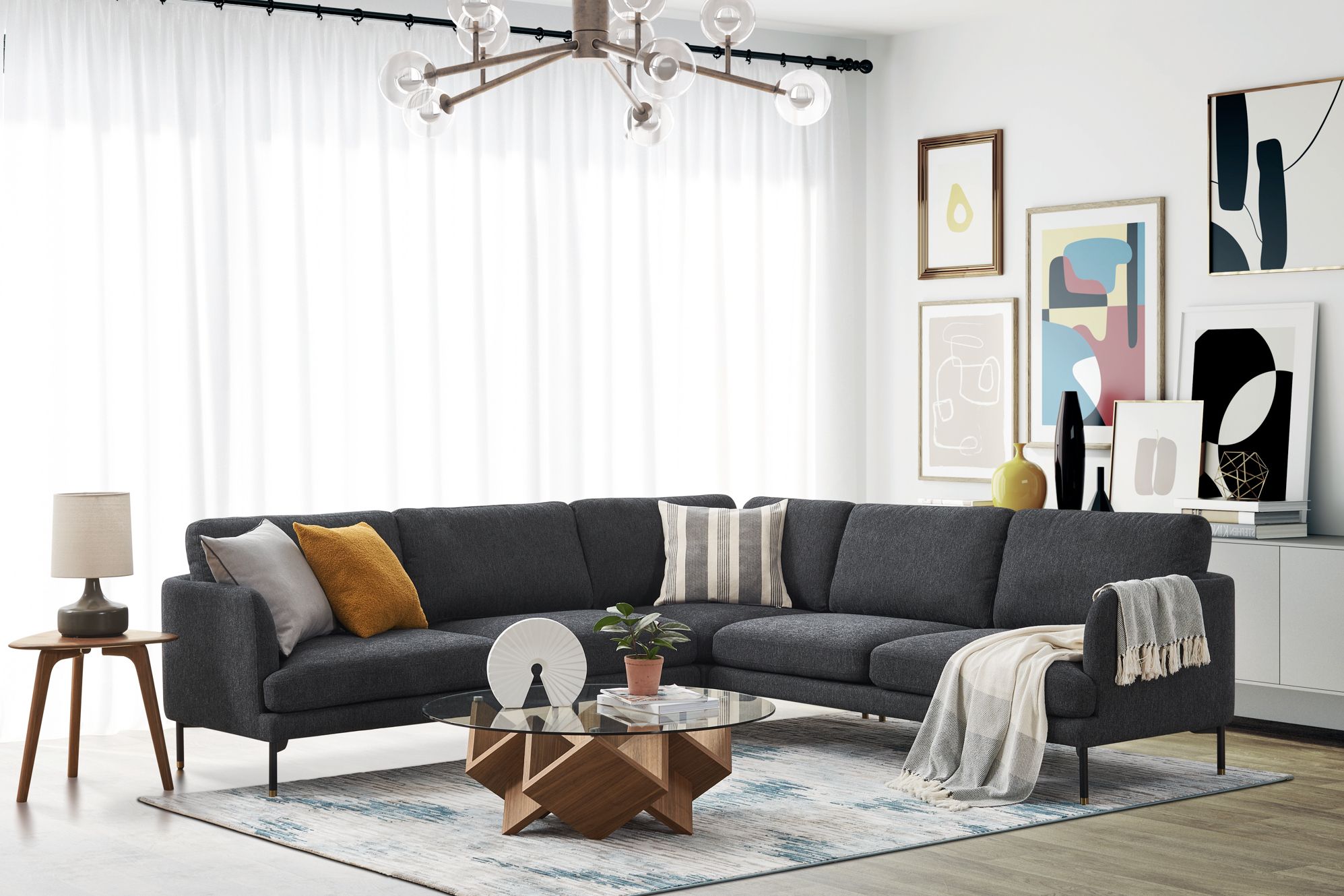 L Shape Sofa For A Small Living Room? | Castlery United States Pertaining To L Shapped Apartment Sofas (Gallery 20 of 20)