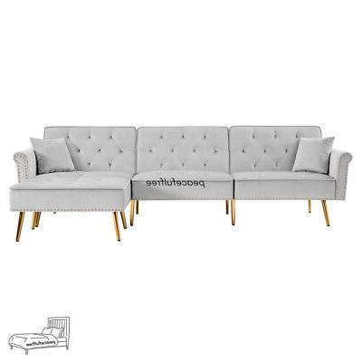 L Shaped Convertible Couch 3 Seater Sectional Sofa Ottoman Adjustable  Backrest | Ebay With L Shaped Couches With Adjustable Backrest (Gallery 15 of 20)