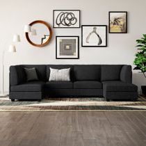 Loose Pillow Back Sectional | Wayfair Throughout Pillowback Sofa Sectionals (Gallery 18 of 20)