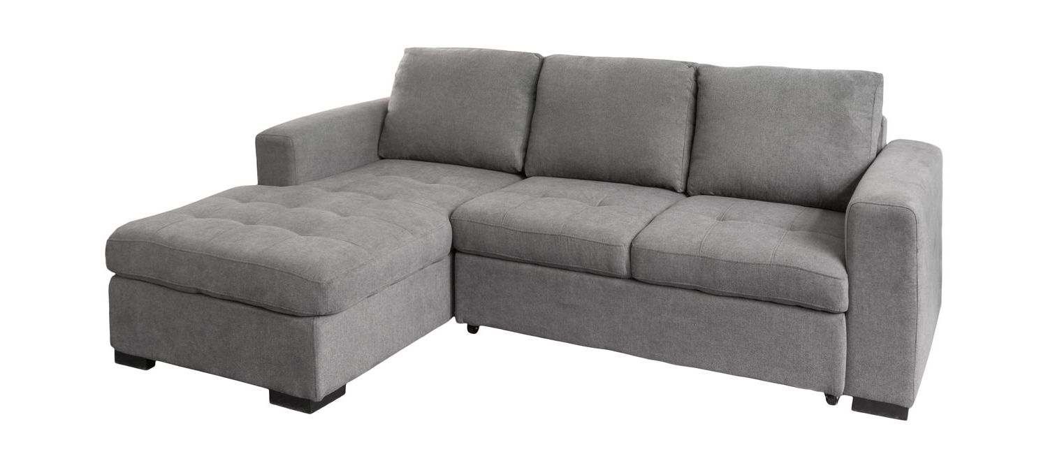 Louden 2 Piece Sleeper Sectional With Chaise – Hom | Dock86 Within Left Or Right Facing Sleeper Sectional Sofas (Gallery 10 of 20)