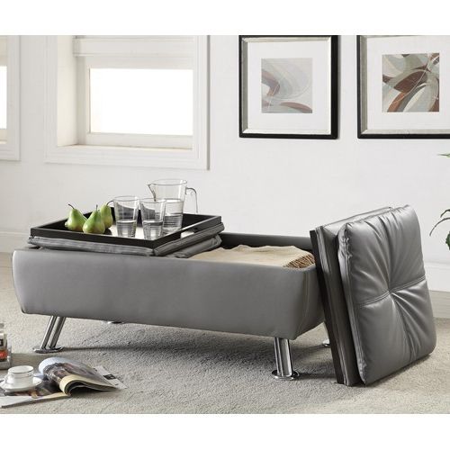 Modern Sofa Bed Ottoman Tray Ottoman Futon Living Room Modern Md Furniture  Stores Pertaining To Sofa Set With Storage Tray Ottoman (Gallery 9 of 20)