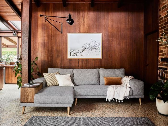 Paris Modular Sofa With Chaise | Grey | B2c Furniture Regarding Modern Fabric L Shapped Sofas (View 15 of 20)