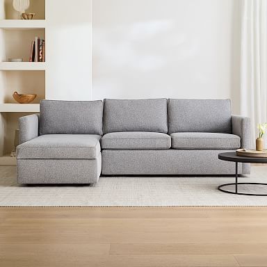 Reversible Sectional Sectionals | West Elm Throughout Sectional Couches With Reversible Chaises (View 18 of 20)