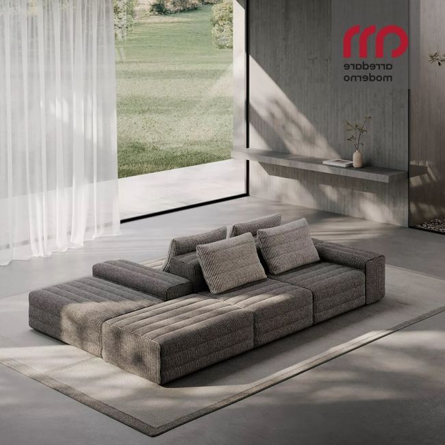 Samet Gervasoni Designer Sofa With Modular Couches (View 3 of 20)