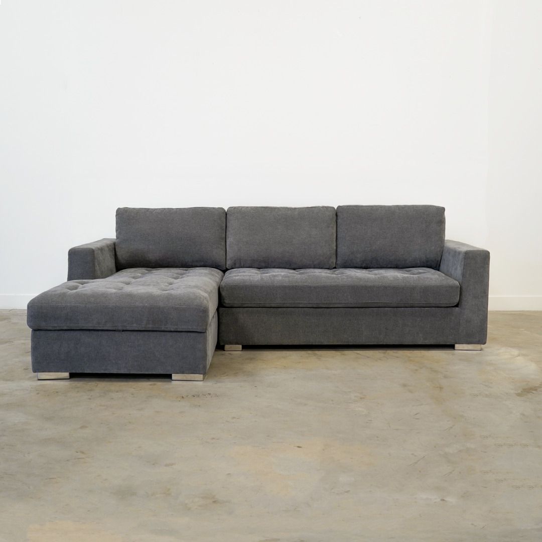 Smith Pull Out Sleeper Sectional – Right Facing – Wallaroo's Furniture &  Mattresses Inside Left Or Right Facing Sleeper Sectional Sofas (View 6 of 20)