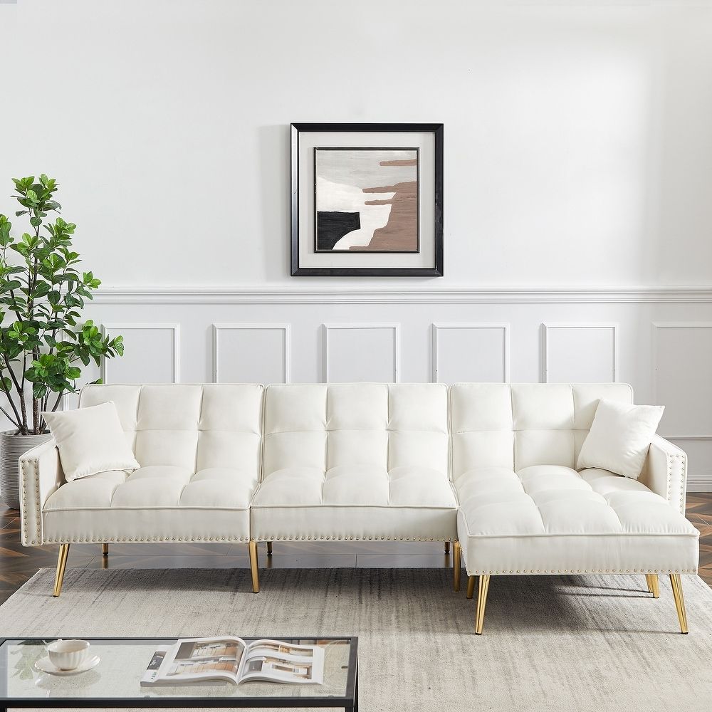 Sofas & Couches – Overstock In Sectional Sofas With Ottomans And Tufted Back Cushion (Gallery 5 of 20)