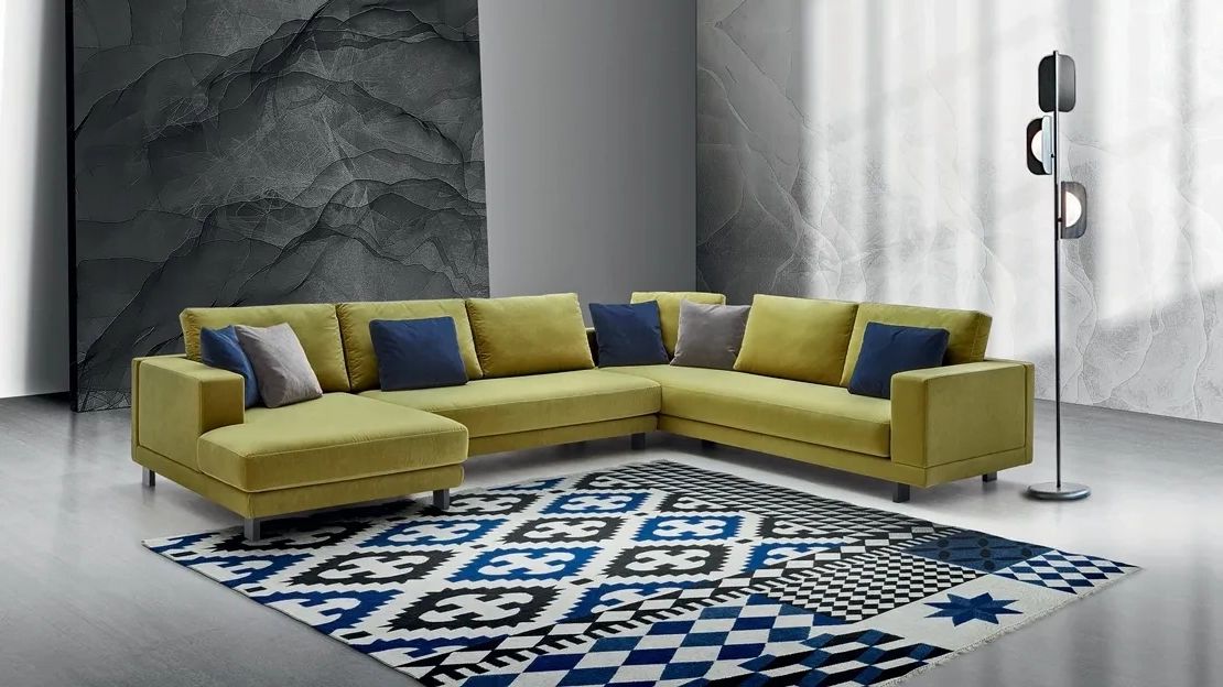 Sofas L Shaped Throughout Modern Fabric L Shapped Sofas (Gallery 10 of 20)