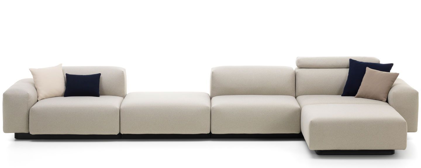 Vitra | Soft Modular Sofa A Quattro Posti, Panca, Chaise Longue | Negozio  Online Ufficiale Di Vitra® In Modular Couches (View 10 of 20)