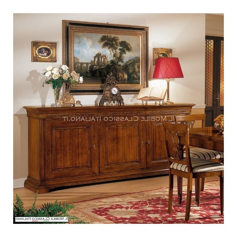 Classic 3 Door Carved Sideboard – Classic Sideboards Within Sideboards With 3 Doors (View 6 of 20)