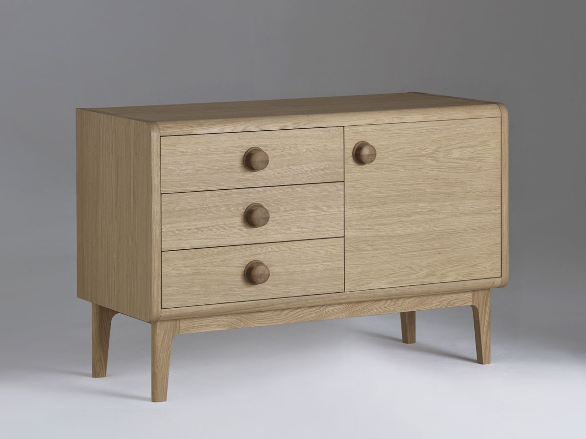 Collection 1 Contemporary Oak Compact Sideboard – Living Room Collection 1 Contemporary  Oak Sideboard From Living Room With Regard To Transitional Oak Sideboards (Gallery 2 of 20)