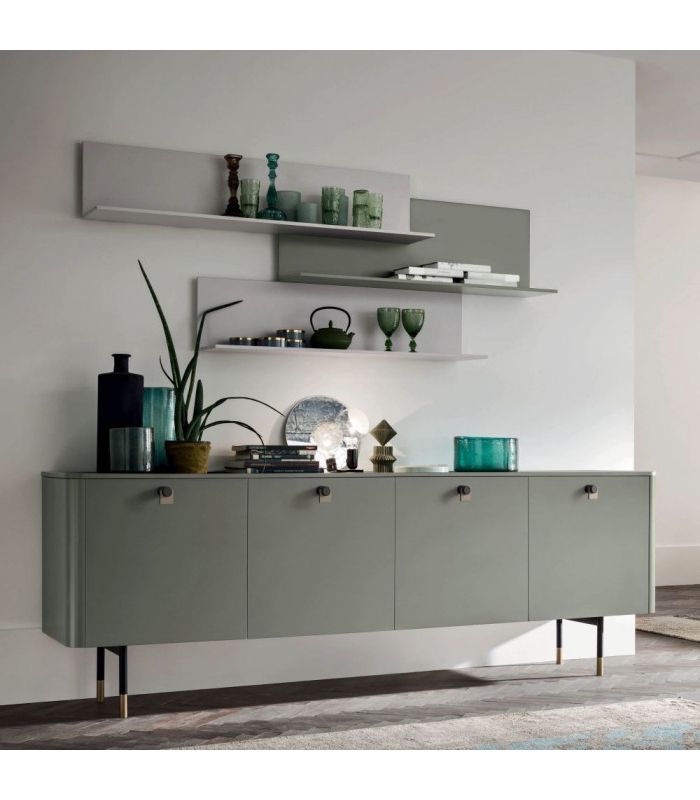 Cover Sideboardmaronese Acf, 100% Made In Italy | Arredinitaly For Gray Wooden Sideboards (Gallery 14 of 20)