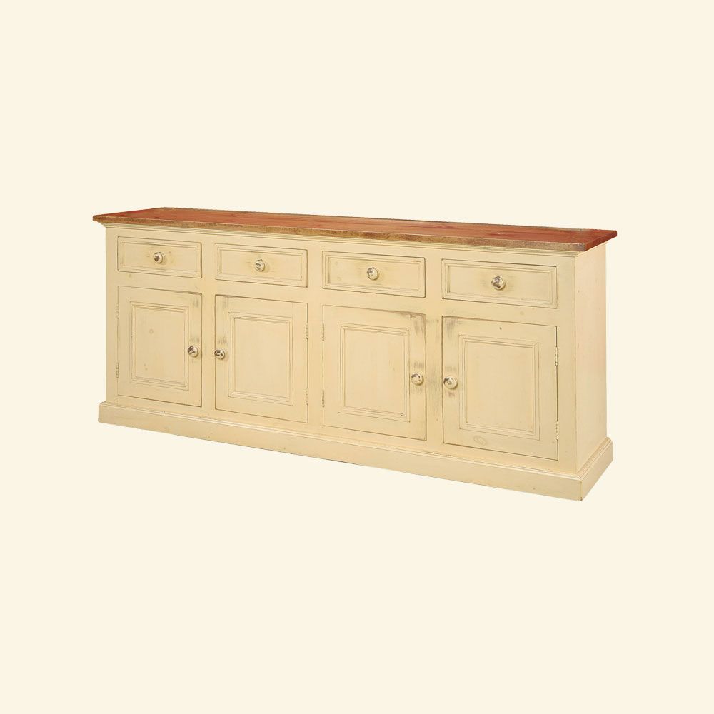 French Country Four Door Sideboard | French Country Sideboards & Buffets |  Kate Madison Furniture Intended For 4 Door Sideboards (Gallery 20 of 20)