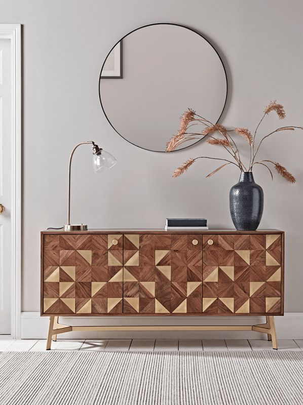 Geometric Inlay Sideboard – Mad About Mid Century Modern Throughout Geometric Sideboards (Gallery 2 of 20)