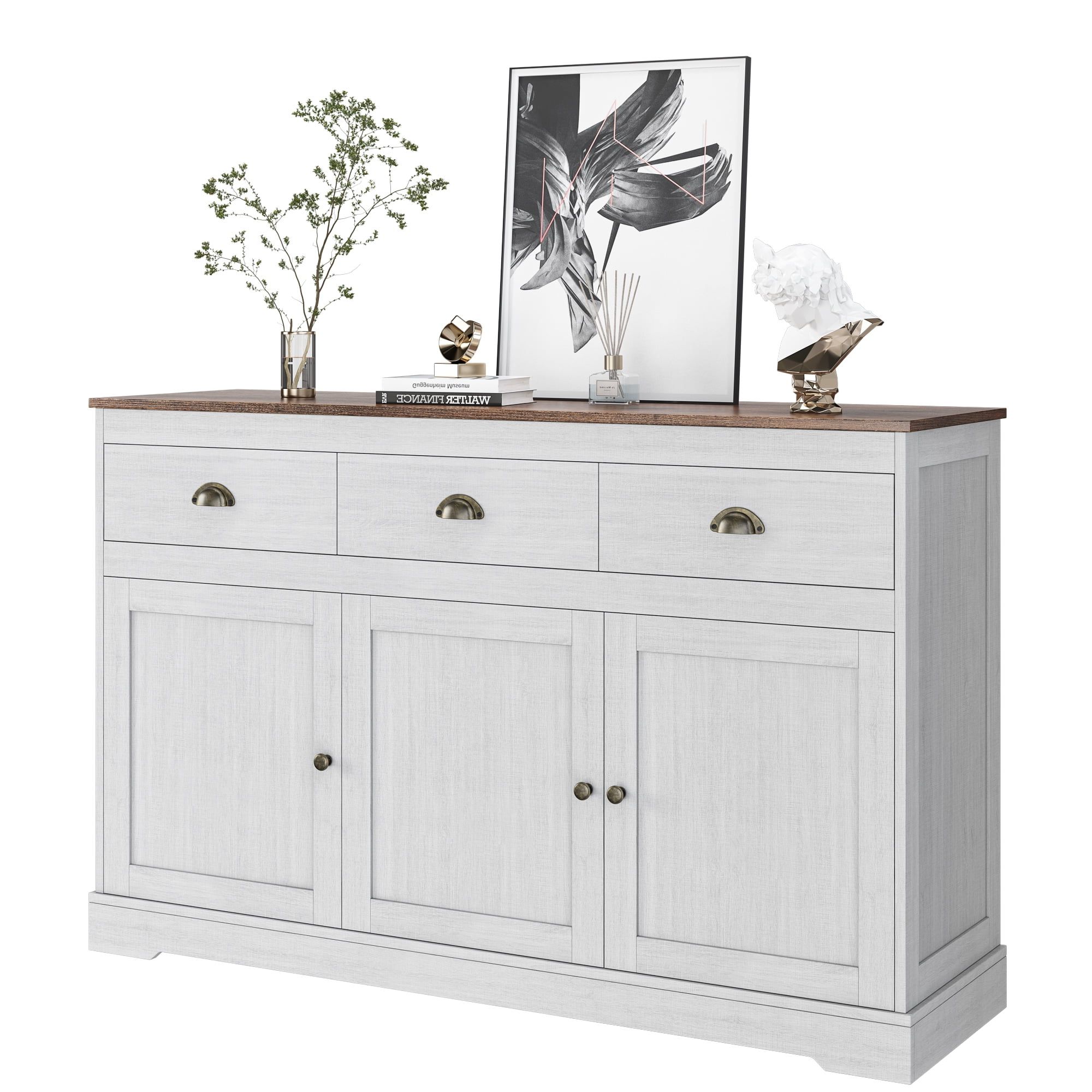Featured Photo of 20 Best Sideboard Storage Cabinet with 3 Drawers & 3 Doors
