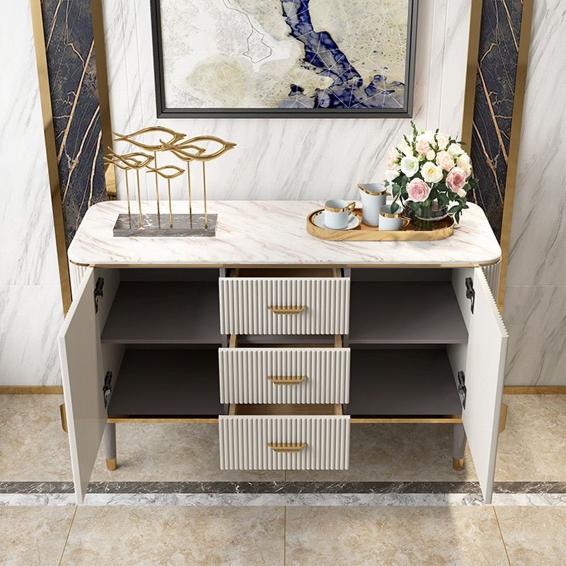 Light Luxury Simple Sideboard Restaurant Tea Station Tv Cabinet Storage Entrance  Hall Cabinet Console Table – Sideboards – Aliexpress Intended For Entry Console Sideboards (View 13 of 20)