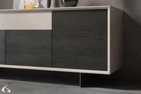 Nazan Living Room Design Sideboard In Ash Wood | Toparredi Inside Gray Wooden Sideboards (View 8 of 20)