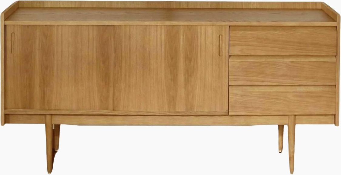 Oak Long Sideboard 1050 164 X 42 X 80 Cm – 366 Concept With Regard To Transitional Oak Sideboards (View 9 of 20)