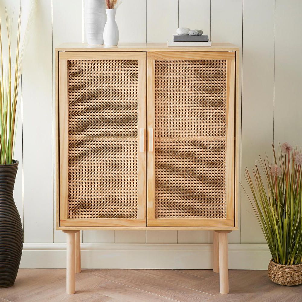 This B&m Rattan Sideboard Is A Dupe For Made's – But £149 Cheaper |  Ideal Home Throughout Assembled Rattan Sideboards (Gallery 2 of 20)