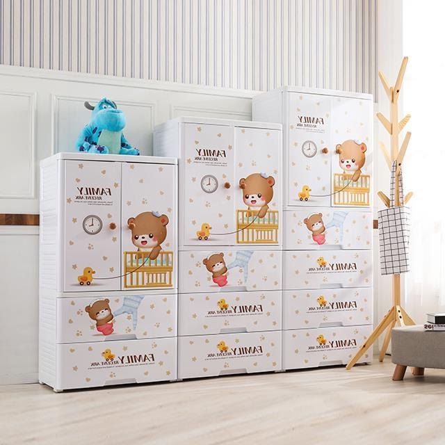 10 15 Kgs Multicolor Baby Pp Plastic Kids Closet Wardrobe Almirah, For Home Pertaining To Cheap Baby Wardrobes (View 8 of 20)