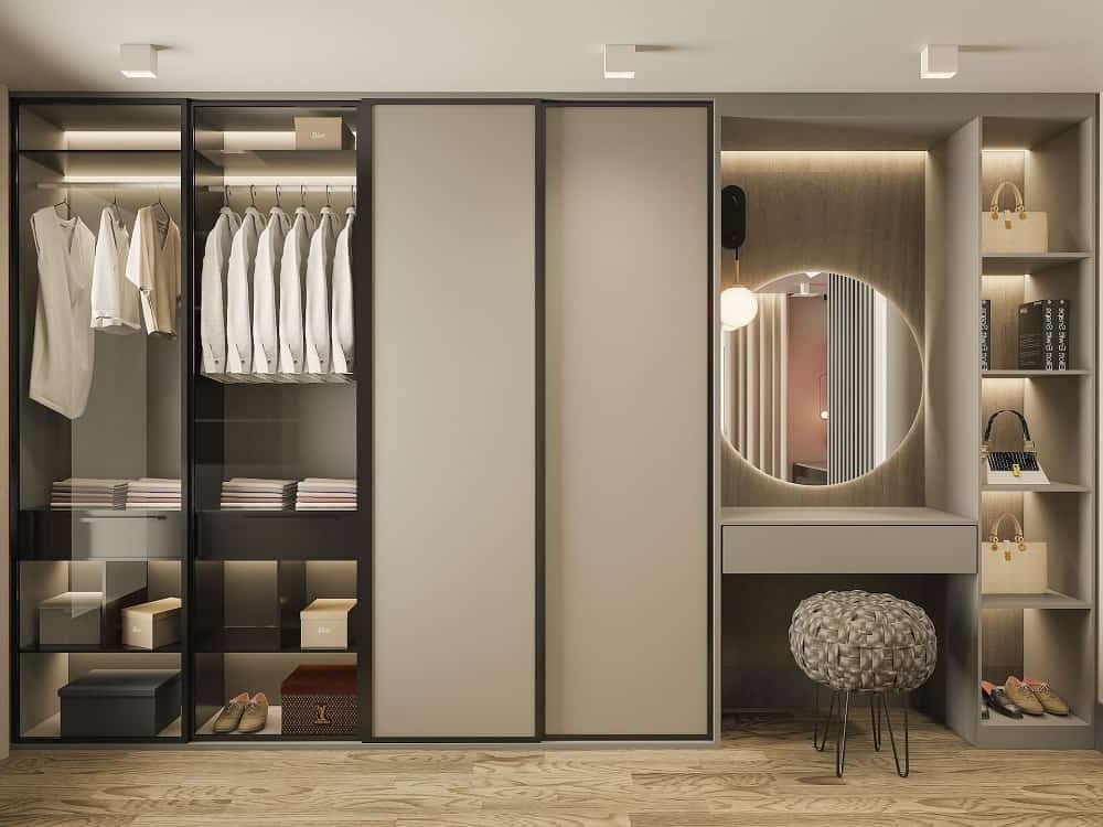 10 Interior Design Ideas For Wardrobe 2023 – C Plus Design With Wardrobes With 4 Shelves (View 12 of 20)