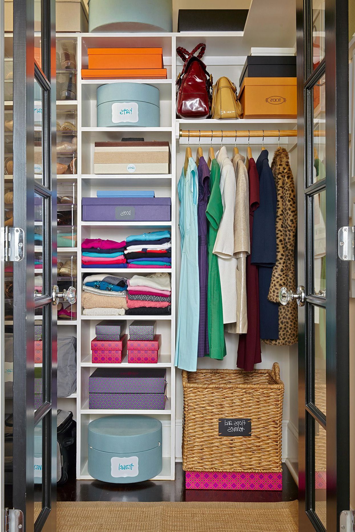 11 Clever Design Ideas For Transforming Your Small Walk In Closet Inside Wardrobes With 2 Bins (View 17 of 20)