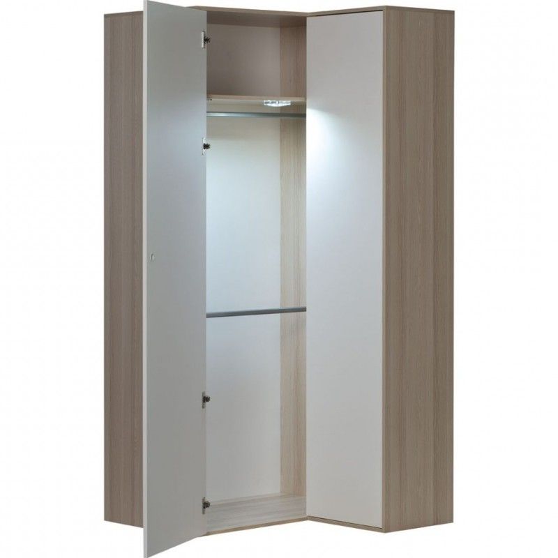 2 Door Corner Wardrobe Spot – Vox | Design4kids Inside White Pine Wardrobes (Gallery 8 of 20)
