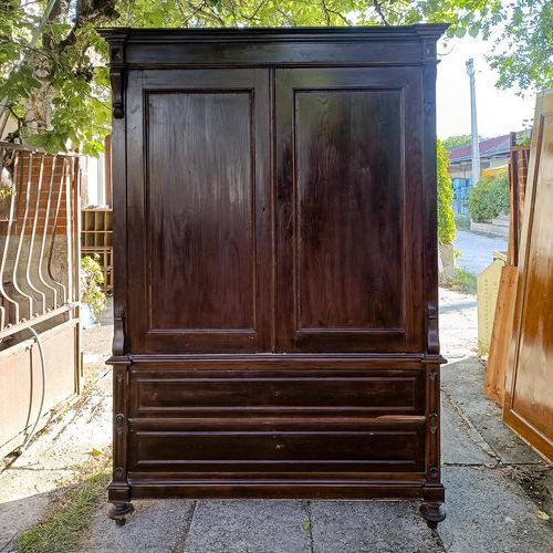 2 Door Wardrobe With Drawers For Sale At Pamono Within Cheap 2 Door Wardrobes (View 10 of 20)