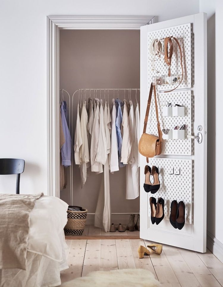 20 Small Closet Organization Ideas To Maximise Your Wardrobe Space – Living  In A Shoebox Regarding Small Single Wardrobes (Gallery 17 of 20)
