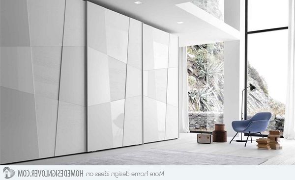 20 White Wardrobe Cabinets For The Bedroom | Home Design Lover | Sliding  Wardrobe Doors, Wardrobe Door Designs, Wardrobe Cabinets Regarding White Bedroom Wardrobes (View 14 of 20)