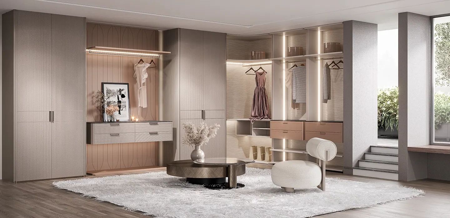 2023 Luxury Bedroom Wardrobe Design | Oppein Within Cheap Wardrobes Sets (Gallery 15 of 20)