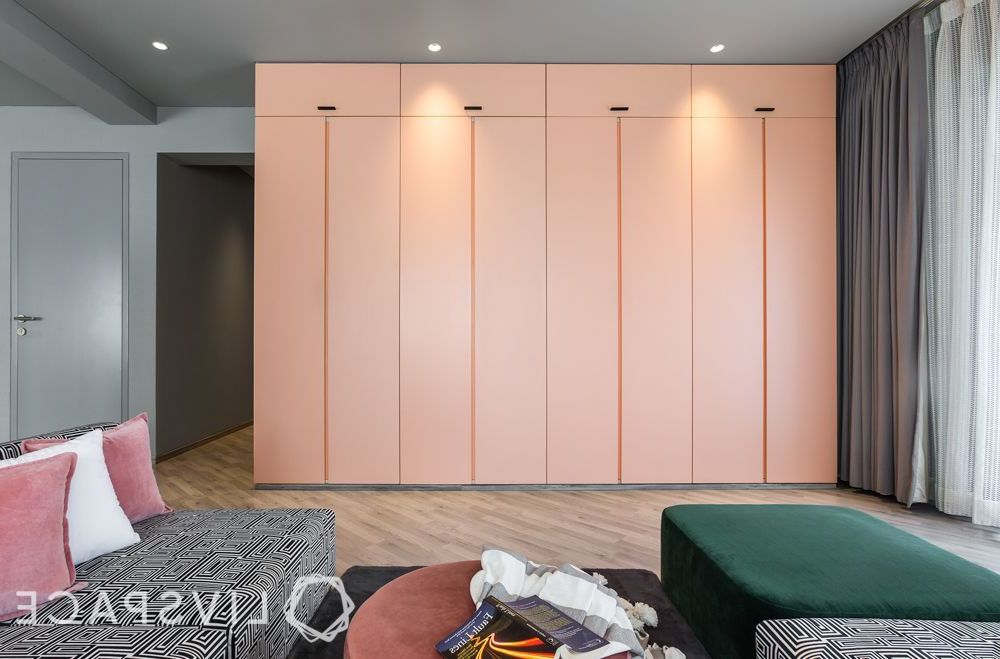 25+ Gorgeous Wardrobe Designs From Livspace We Love (cost Included) With Pink High Gloss Wardrobes (View 8 of 20)