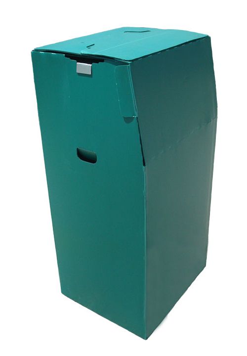 25 X 21 X 48 – Corrugated Plastic Wardrobe Box | Reusable Transport  Packaging Regarding Plastic Wardrobes Box (View 3 of 20)