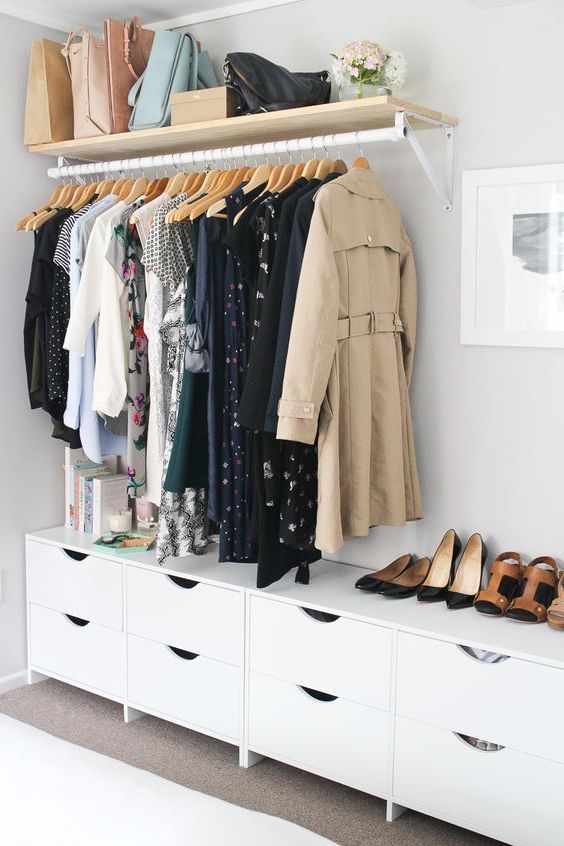 27 Space Saving Closet Wall Storage Ideas To Try | Small Bedroom Storage,  Closet Bedroom, No Closet Solutions Inside Space Saving Wardrobes (View 16 of 20)