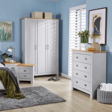3 & 4 Piece Bedroom Sets | Matching Wardrobes & Drawers Pertaining To Cheap Wardrobes Sets (View 11 of 20)