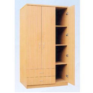 3 Door Wardrobe W/2 Drawers 7803 (abc) – More Than A Furniture Store Throughout 3 Door Wardrobes With Drawers And Shelves (View 13 of 20)