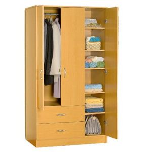3 Door Wardrobe W/2 Drawers 7803 (abc) – More Than A Furniture Store Within 3 Door Wardrobes With Drawers And Shelves (Gallery 6 of 20)