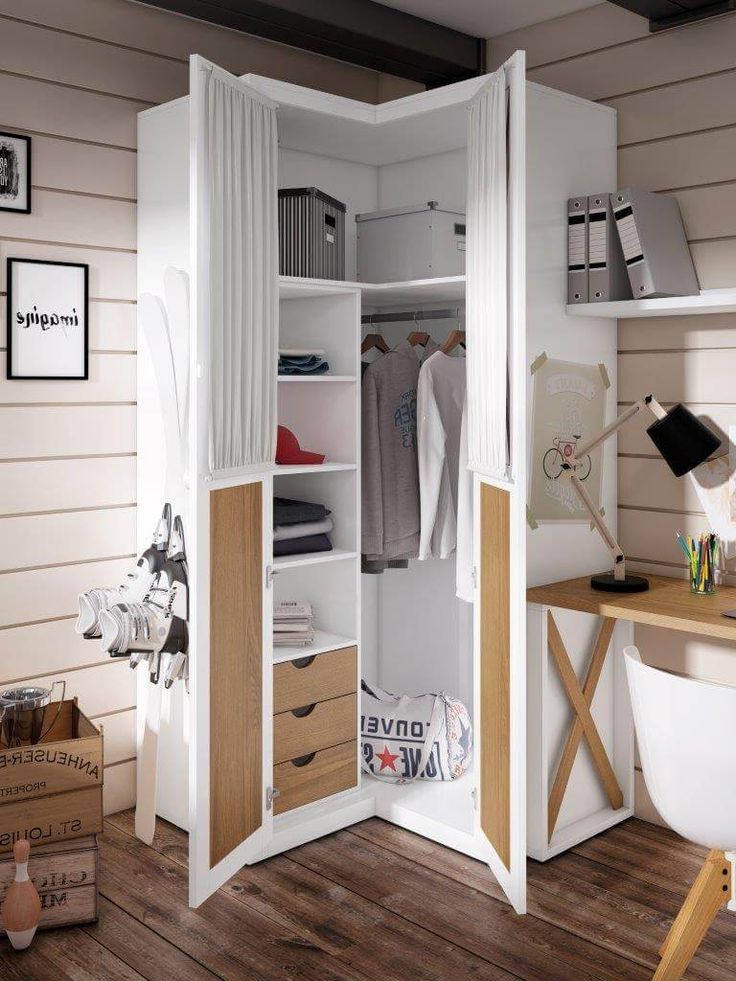 30 Amazing Corner Wardrobe Ideas | Small Room Wardrobe Ideas, Corner  Wardrobe, Wardrobe Design Bedroom Regarding Small Corner Wardrobes (View 5 of 20)