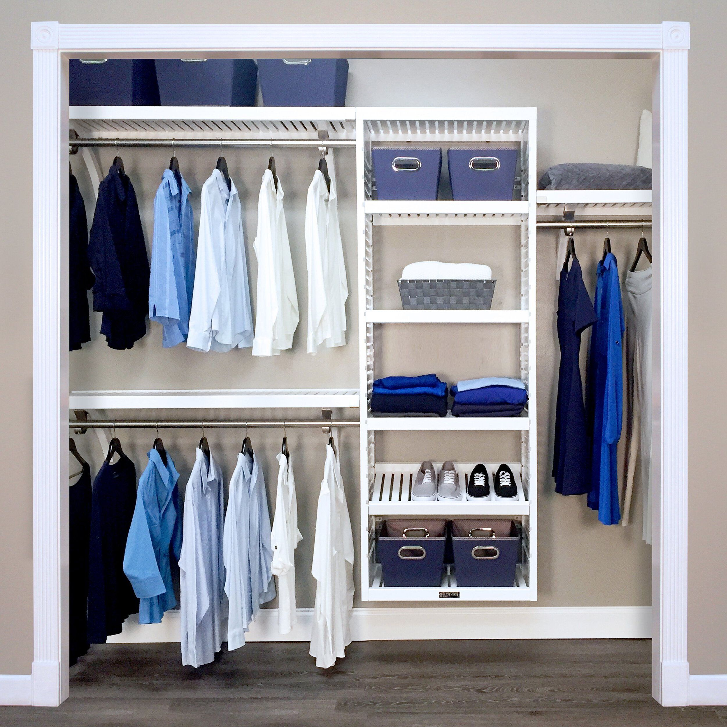 35 Best Closet Organization Ideas To Maximize Space Pertaining To Closet Organizer Wardrobes (Gallery 8 of 20)