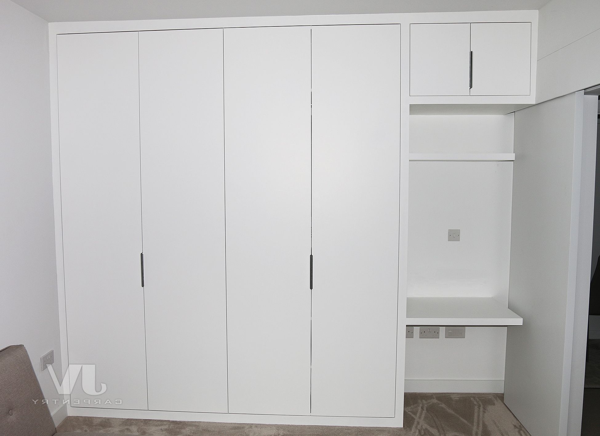 9 Fitted Wardrobes With Dressing Table Ideas | Jv Carpentry Inside Wardrobes And Dressing Tables (View 15 of 20)
