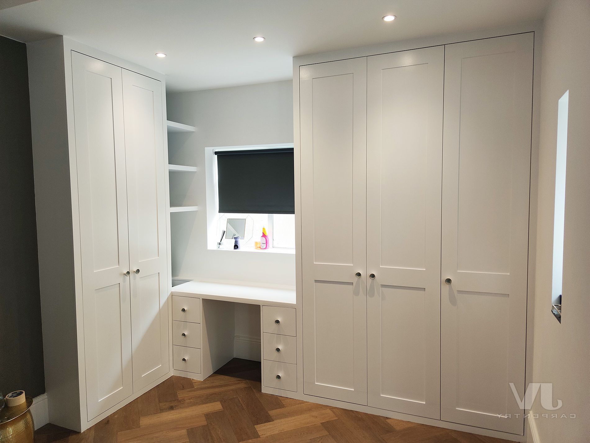9 Fitted Wardrobes With Dressing Table Ideas | Jv Carpentry Intended For Wardrobes And Dressing Tables (Gallery 1 of 20)