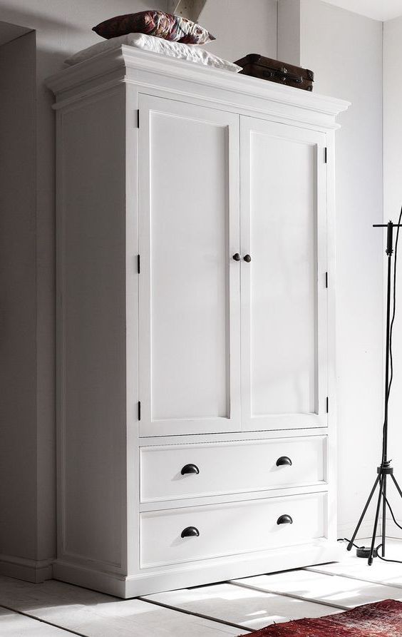A Lick Of Paint | White Wooden Wardrobe, Wooden Wardrobe, Wardrobe Furniture Inside Antique White Wardrobes (View 14 of 20)