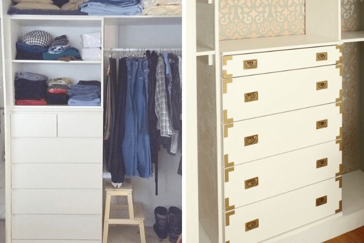 Add Drawers For Closet Aka Ikea Hack Your Built In Wardrobe Pertaining To Wardrobes Chest Of Drawers Combination (View 18 of 20)